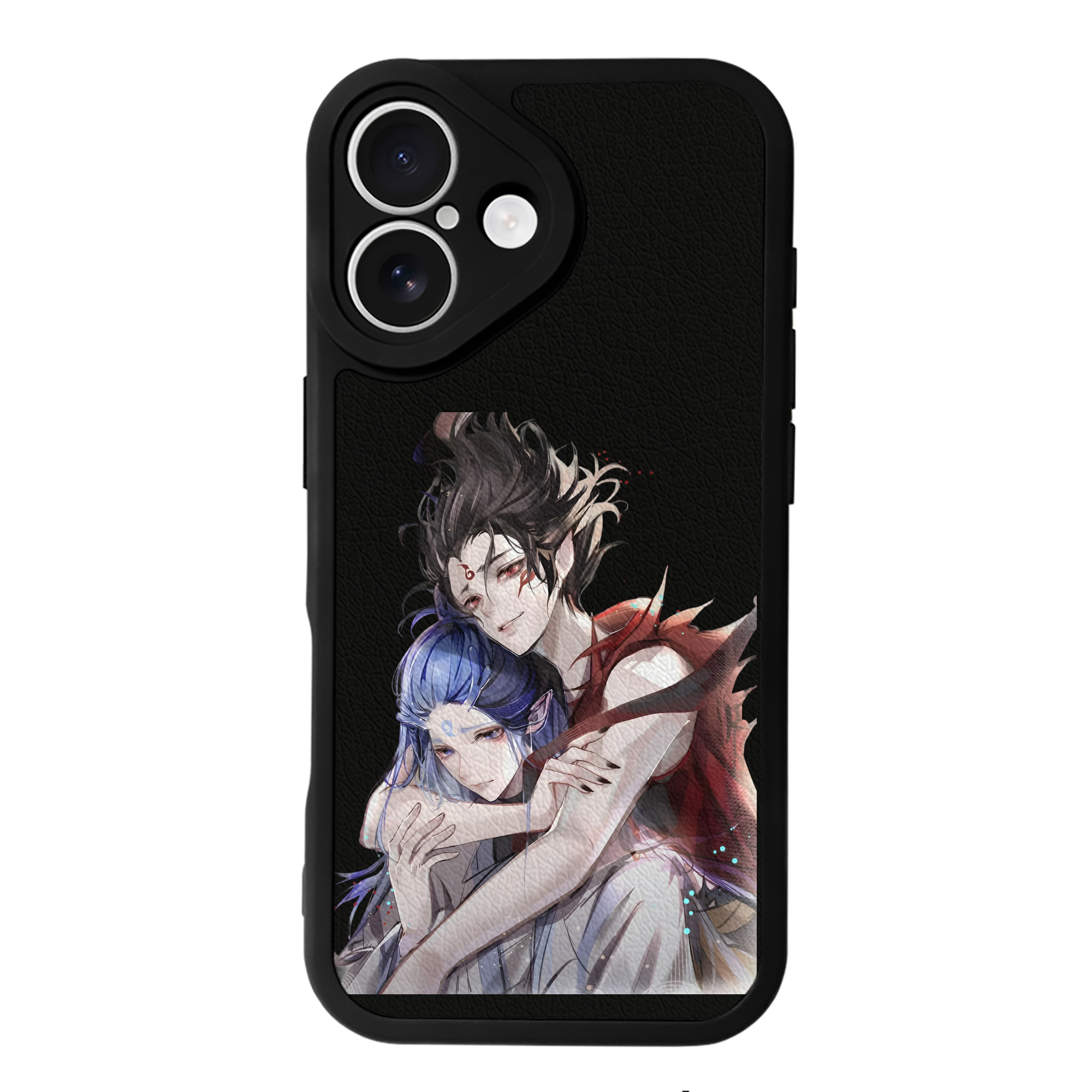 （画像用） Ne Zha 2 ナタ 魔童の大暴れ 【iPhone 16シリーズ対応】シリコンスマホケース（レザー調） 材質：シリコン
